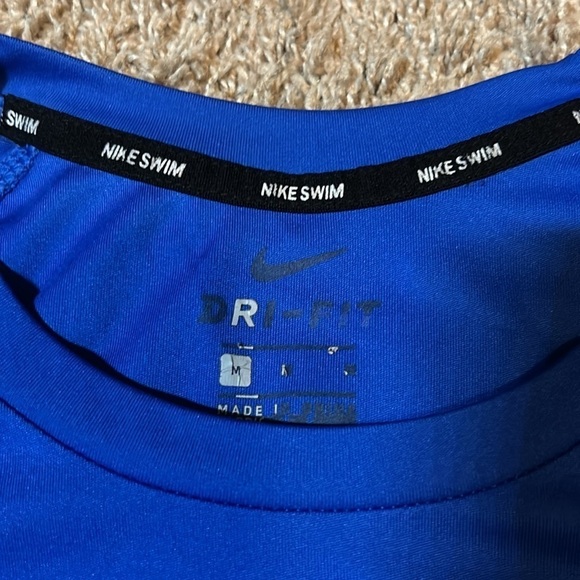 Men’s Nike Dri-Fit Tee - Size Medium - Blue/Neon Yellow​ - Picture 2 of 6